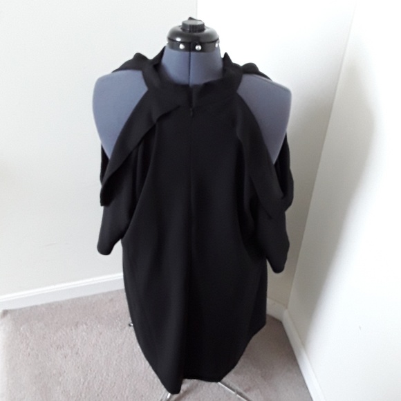 Bebe black cold shoulder dress - Picture 3 of 7